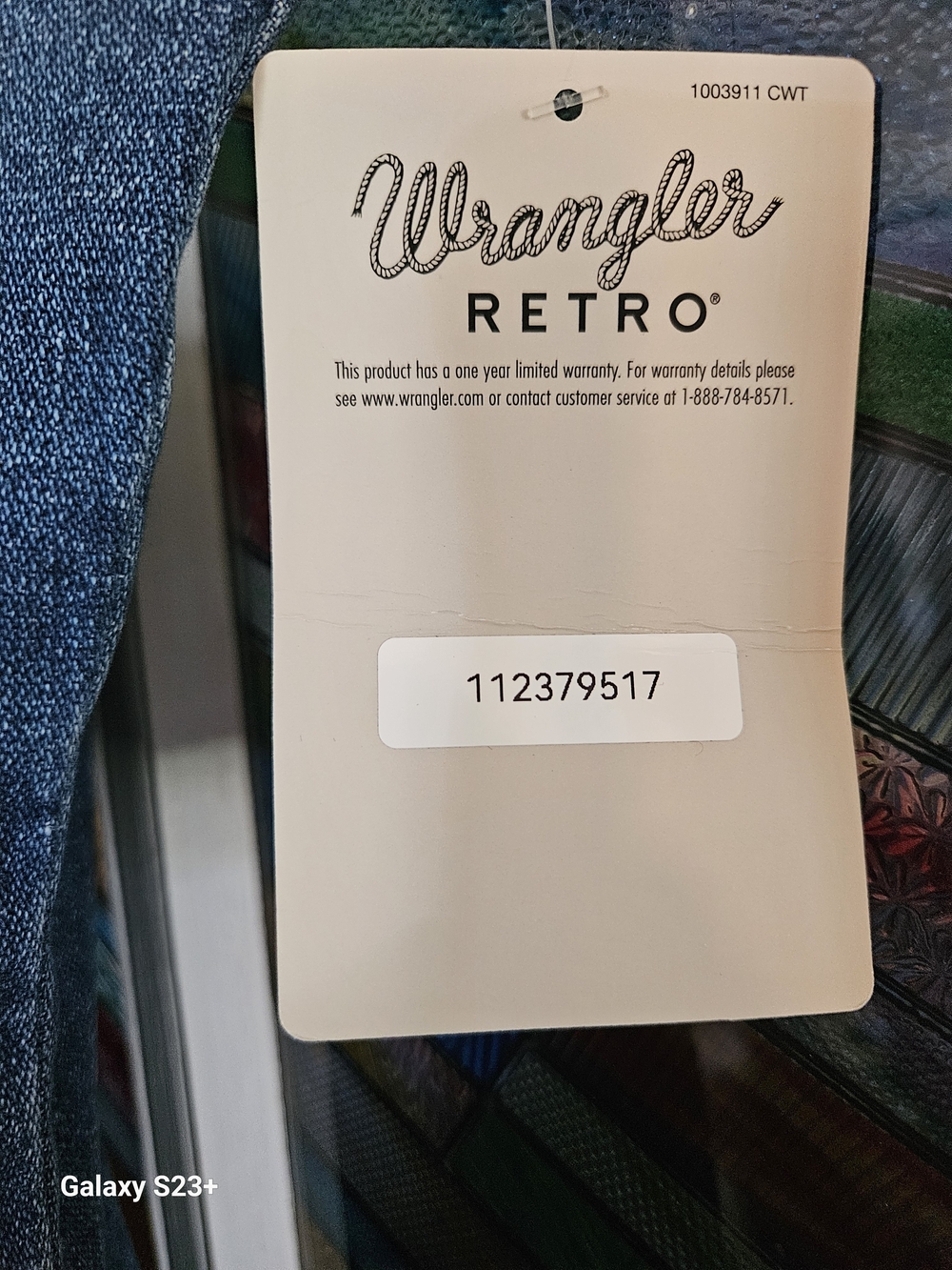 Wrangler Blue Denim Button-Front Mini Dress - NWT! - Picture 7 of 8